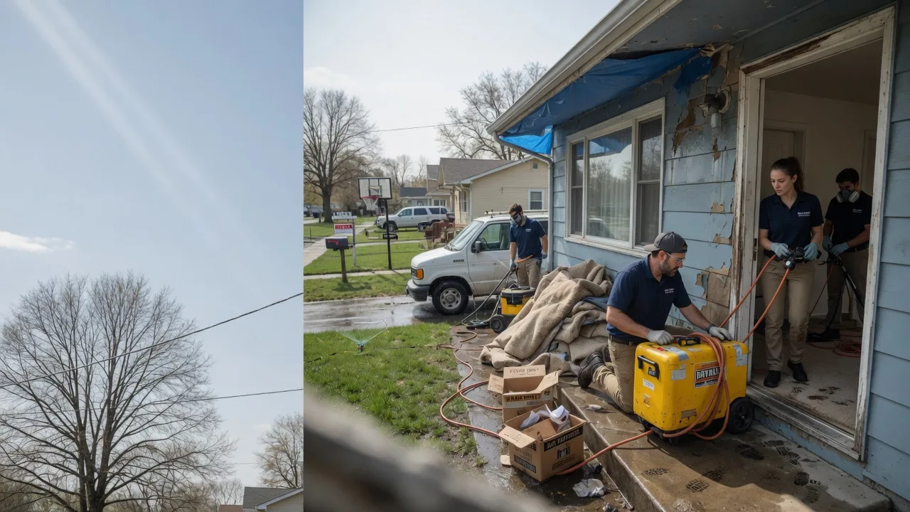 Basement Flood Cleanup in Grinnell, KS near me